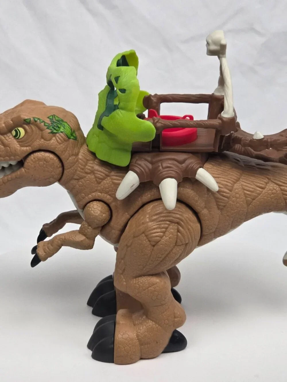 T-Rex Imaginext - Green Skull - Dinosaur - Toy (dinosaur only)